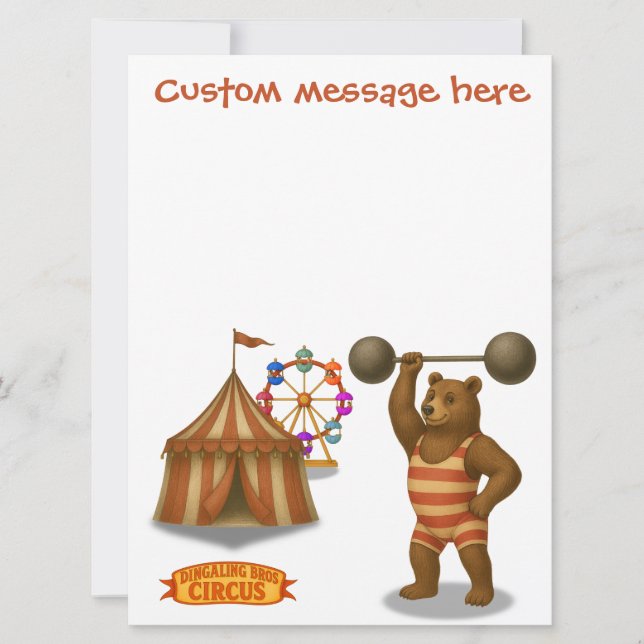 Brandon, urso forte do circo (Frente)