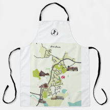 Brantham Map Apron