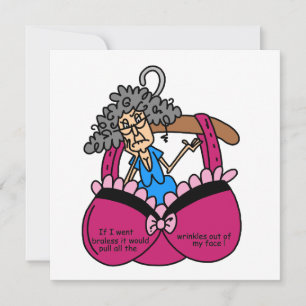 Bras e Wrinkles Humor