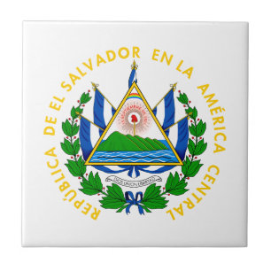 brasão de armas do país El Salvador símbolo emblem