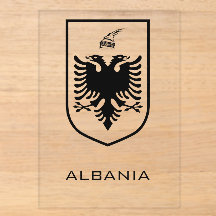 Brasão de Armas Nacional da Albânia Heritage Ink