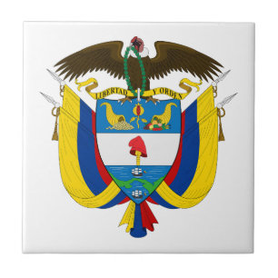 brasão de armas símbolo emblema bandeira da Colômb