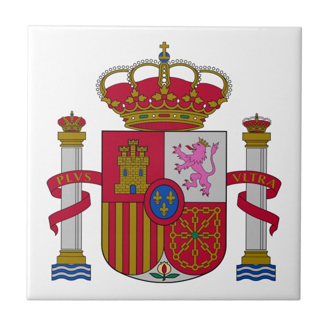Brasão de armas símbolo emblema bandeira da Espanh (Frente)