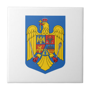 brasão de armas símbolo emblema bandeira da Romêni