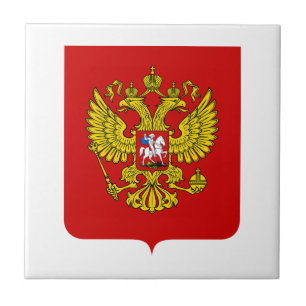 Brasão de armas símbolo emblema bandeira da Rússia