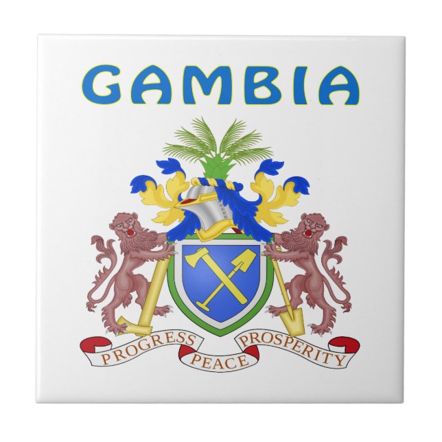 Brasão de Gambia (Frente)