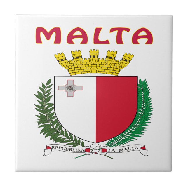 Brasão de MALTA (Frente)
