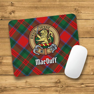 Brasão do Clã MacDuff sobre Mouse Pad Xadrez