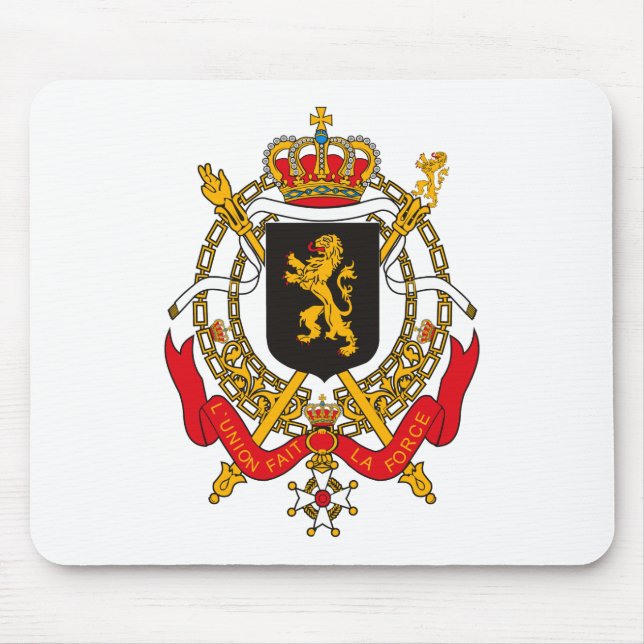Brasão Mousepad de Bélgica (Frente)