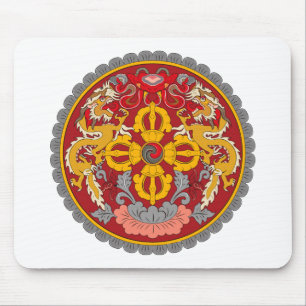Brasão Mousepad de Bhutan