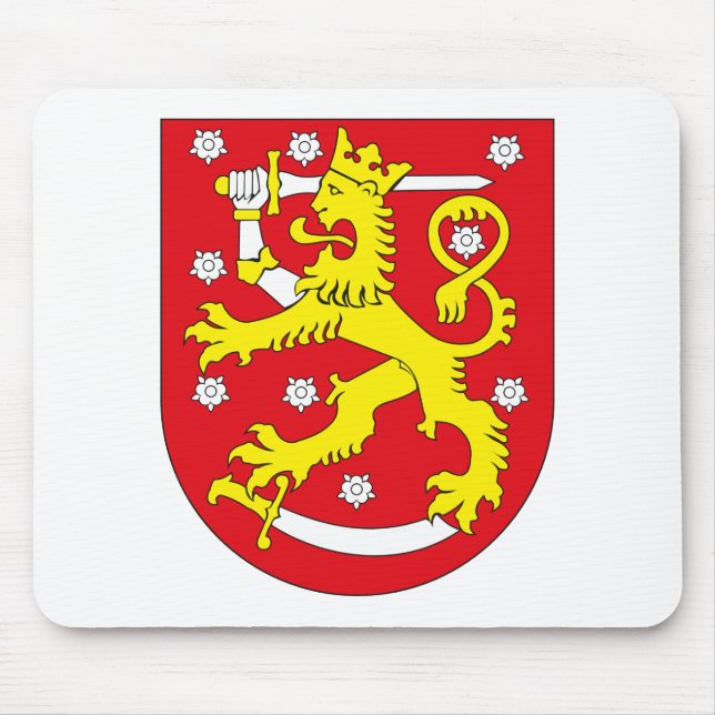 Brasão Mousepad de Finlandia (Frente)