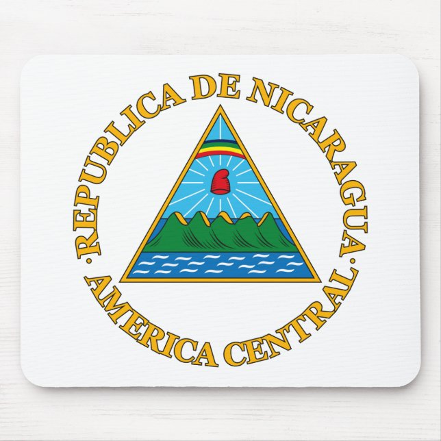 Brasão Mousepad de Nicarágua (Frente)