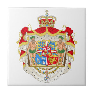 Brasão real dinamarquesa do vintage de Dinamarca