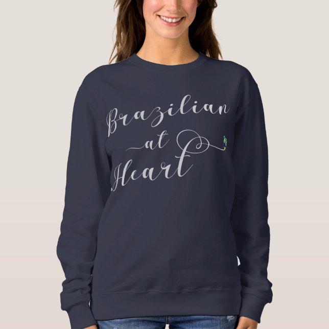 Brasil: Camiseta de Coração (Frente)