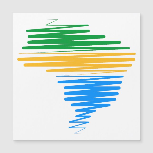 Brasil mapeia borda com cores de bandeira brasilei (Frente)