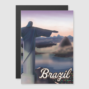 Brasil poster de viagens de arte impressão.
