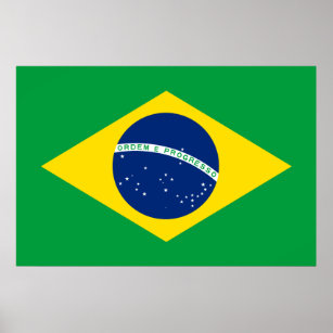 Brasil sinaliza Impressão Valor Poster de Papel