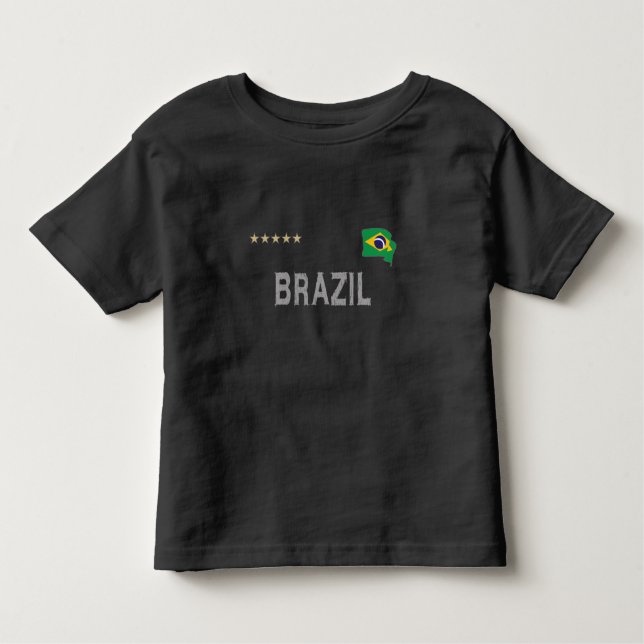 Brasil: Ventilador de futebol camisa coração (Frente)