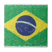 Brasileiro do *Hand-sketch* da bandeira de Brasil