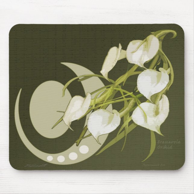 Brassavola Orchid Mousepad (Frente)