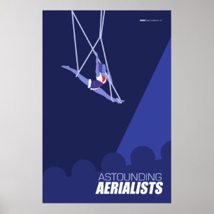 Brattleboro Circus Poster Series - Aerialists