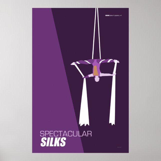 Brattleboro Circus Poster Series - Silks (Frente)