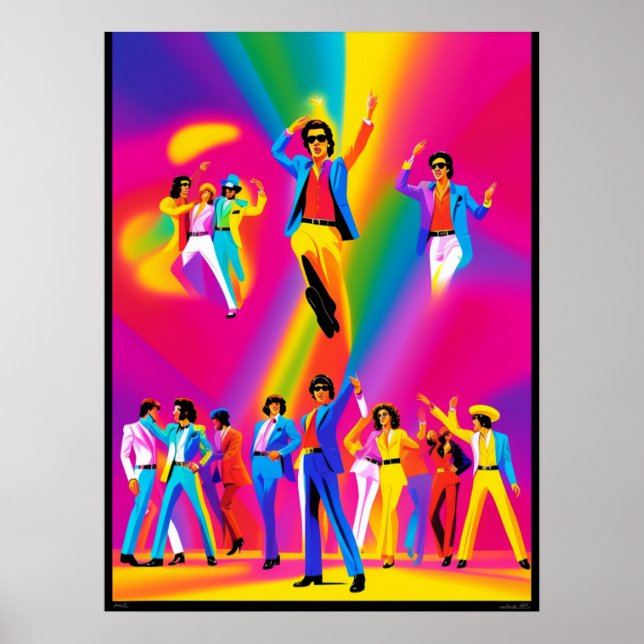 Bravo Dance Poster (pop art) (Frente)