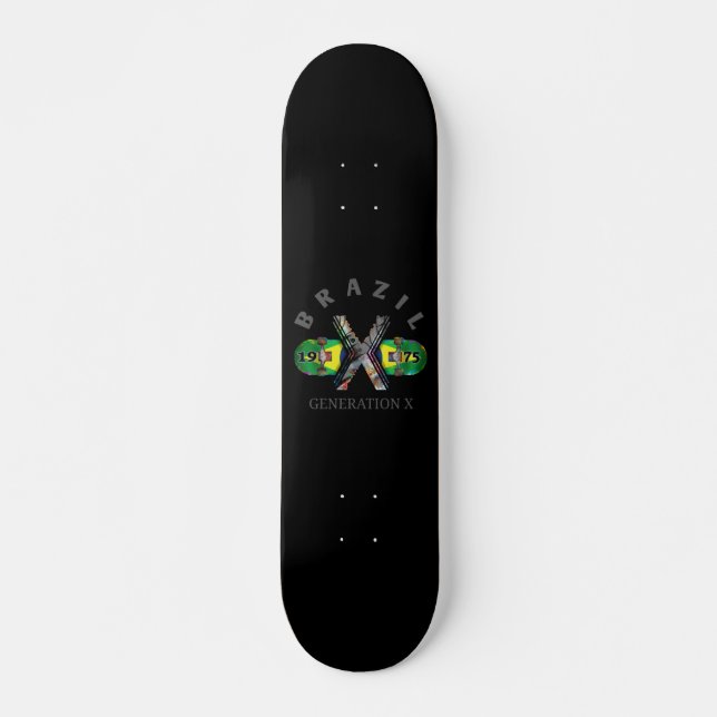 Brazil 1975 Generation X Skateboard (Frente)