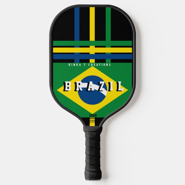 Brazil Pickle Ball Paddle (Front)