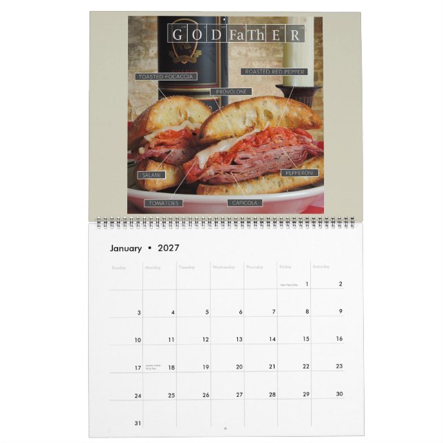 Breaking Bread: Elementos de um Calendário em Sand (Jan 2027)