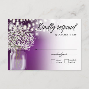 Breath Mason Jar String Lights RSVP roxo