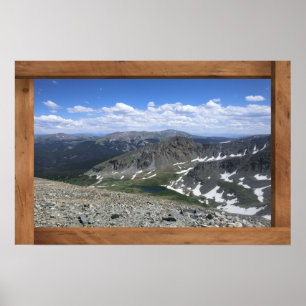 Breckenridge Colorado rochas de neve poster impres