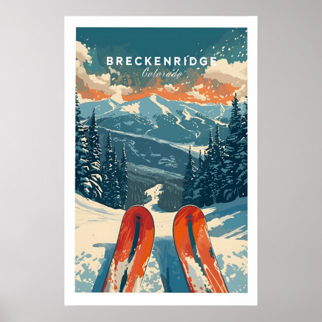 Breckenridge Impressão Colorado 1 (Frente)