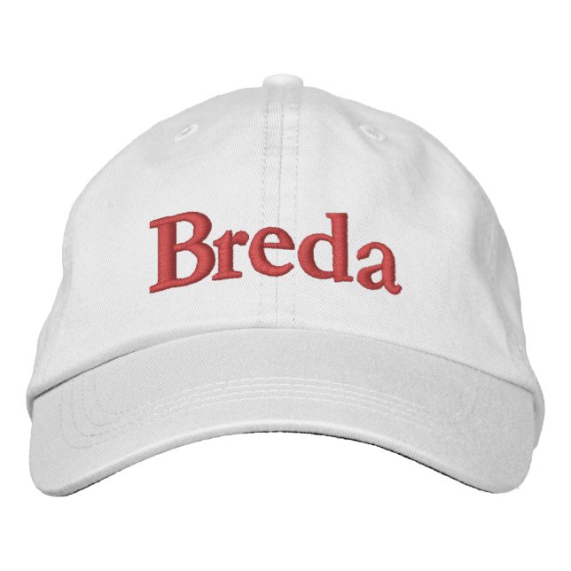 Breda Embroiderada Boné de beisebol (Frente)