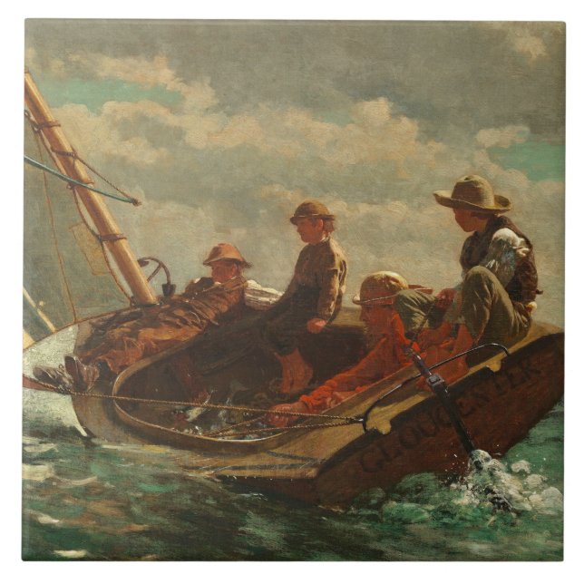 Breezing acima (um vento justo) de 1873-76 (Frente)