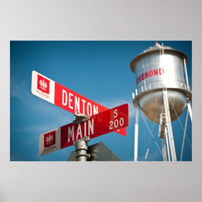 Bremond Texas Poster (Frente)