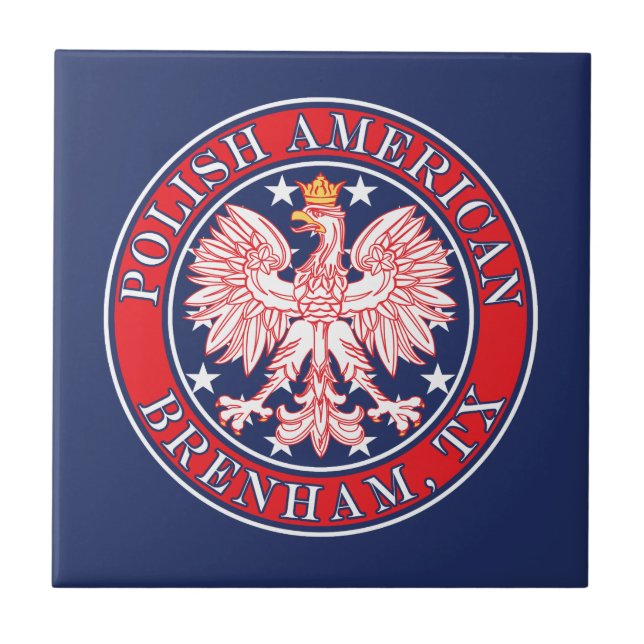 Brenham Texas Polska Eagle Polonês (Frente)