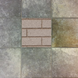 Brick Branco E Morteiro Branco