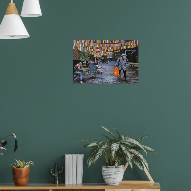 Brick Lane Impressão (Sala de Estar 1)