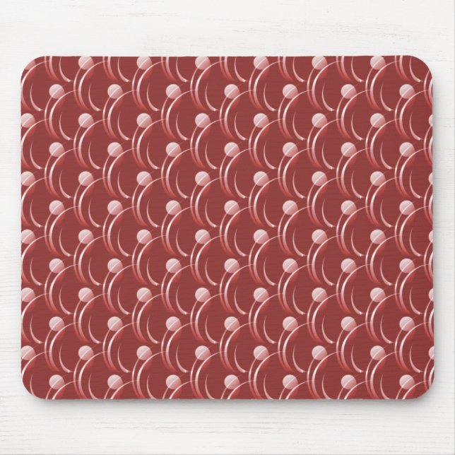 Brick Red Rico Swirls Mousepad (Frente)