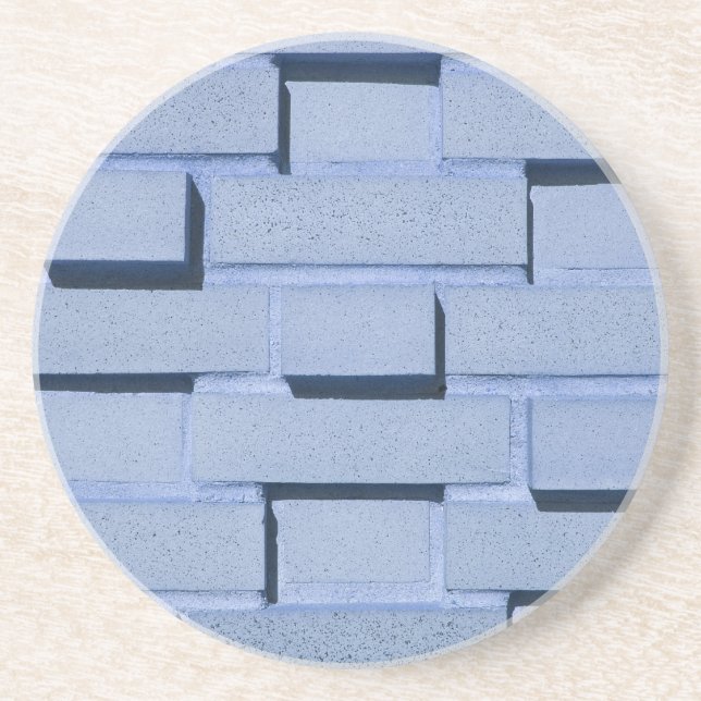 Brick, Rock, Stone Series — Porta copos Azul (Frente)