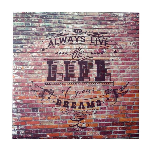 Brick Wall vive sempre a vida dos seus sonhos (Frente)