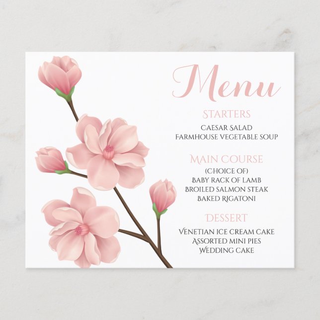 Brida Floral de Casamento Flórida do Flor de Cerej (Frente)