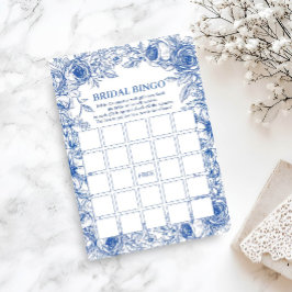 Bridal Bingo Blue Floral