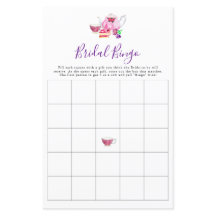 Bridal Bingo - Chá de panela Tea Purple