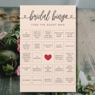Bridal Bingo Encontra o Jogo do Chá de panela Conv