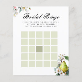 Bridal Bingo Perfect Pear Chá de panela Game
