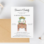 Bridal Brunch, Rustic Sunflower Chá Convite<br><div class="desc">Cartão-postal do Chá de Convite Russo de Girassol Bridal Brunch - Cartão-postal de Chá de panela "Brunch & Bubble" Adoravelmente rústico. A parte traseira do cartão-postal inclui um modelo para seu endereço de devolução. Se preferir usar um rótulo, você pode simplesmente ocultar ou excluir essas camadas. O cartão postal do...</div>