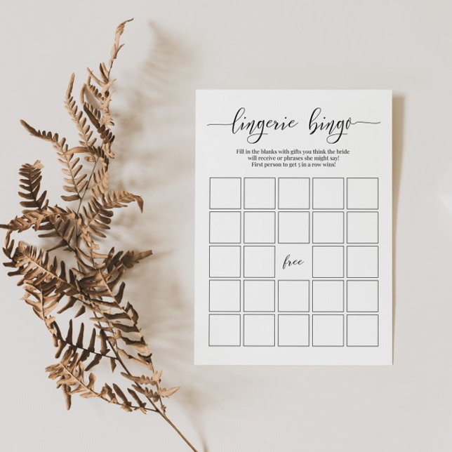 Bridal do Jogo de Cartão de Lingerie festa de solt (Criador carregado)