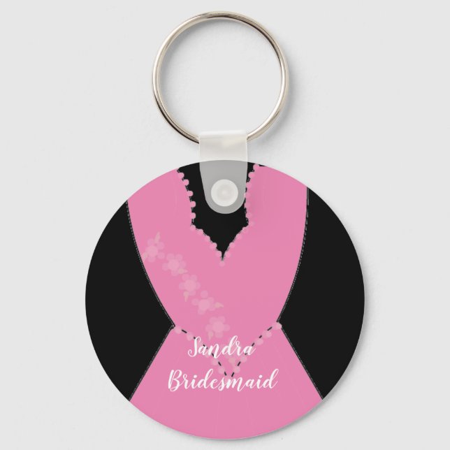 Bridal Gown Bridesmaid Chaveiro (Frente)